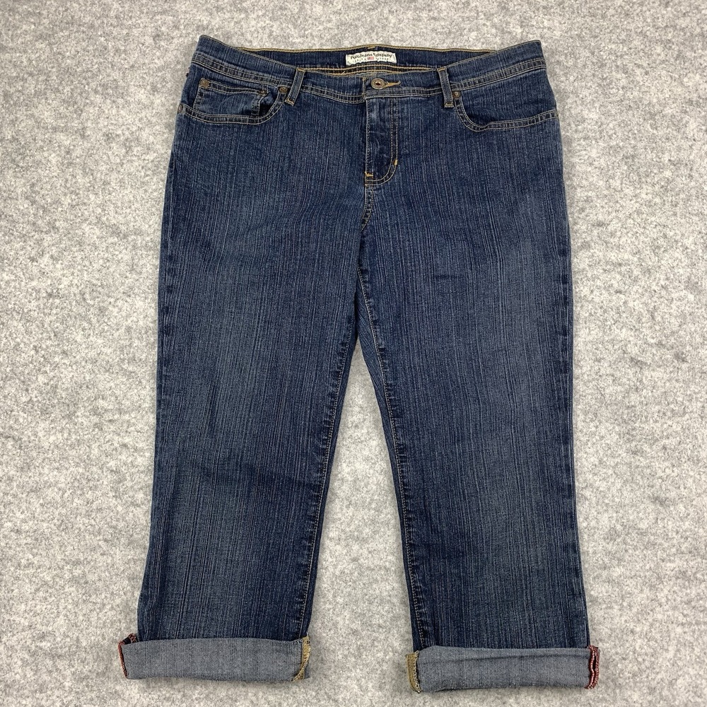 Polo Jeans Co Ralph Lauren Women's Size 30 Stretch Cropped Maria Jean